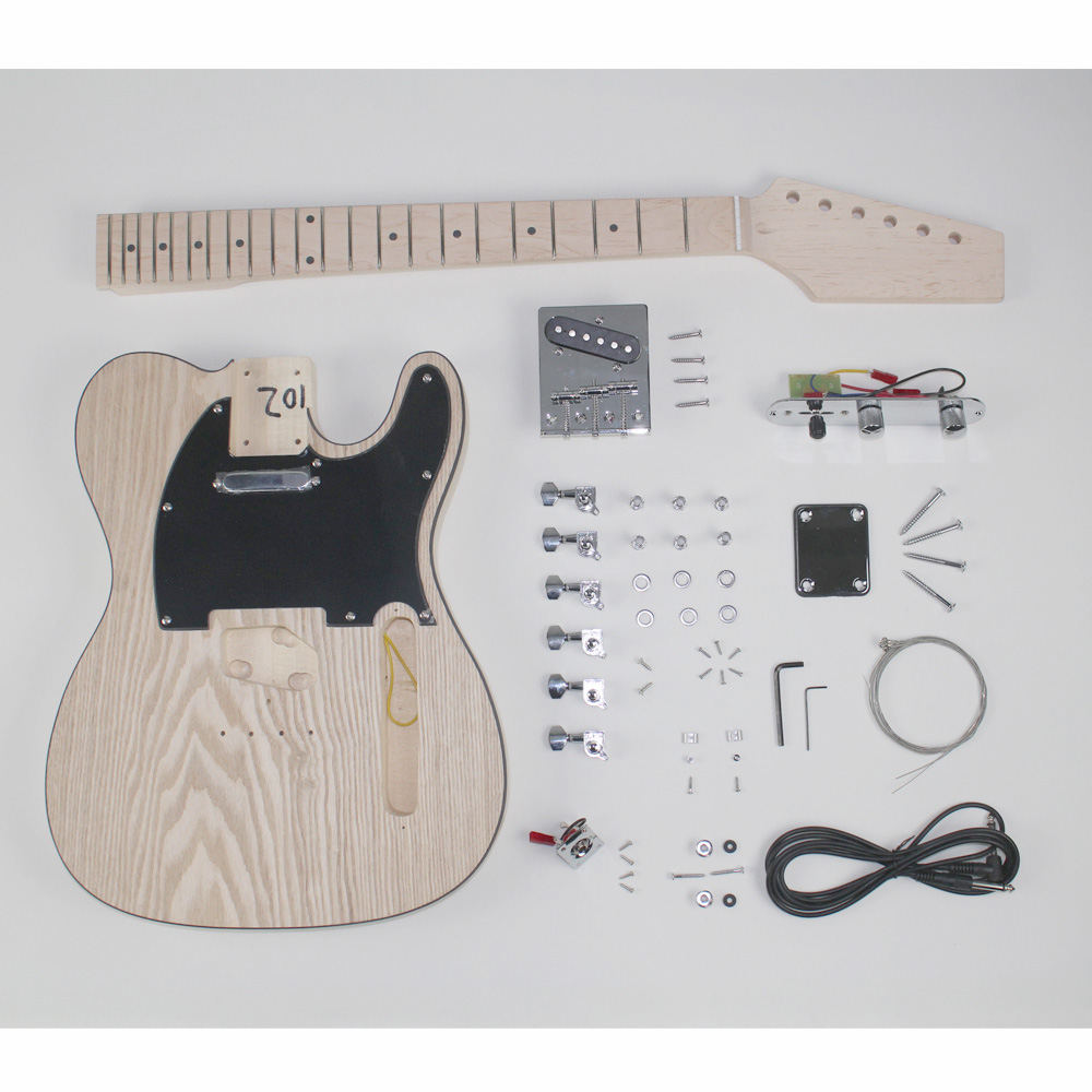 wood custom style electric guitar kits.jpg