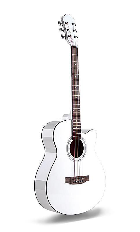 high-gloss colored strings student acoustic guitar (2)